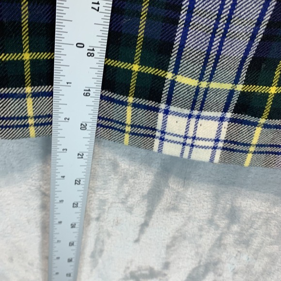 J McLaughlin Women's Skirt 4 Pencil Mini 100% Wool Plaid Academia Preppy Y2K - Picture 8 of 9